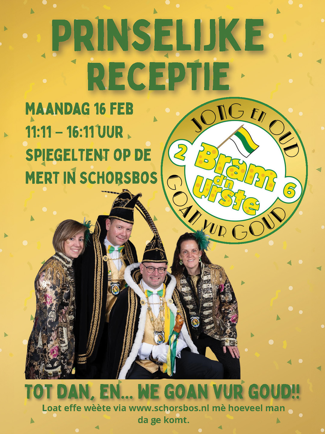 Schorsbos - Receptie uitnodiging